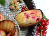 Madeleines miel groseilles