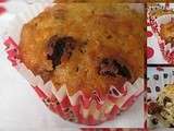 Muffins au muesli aux cranberries et aux raisins secs