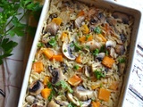 One pan orzo champignons butternut #végétarien