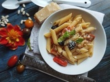 One pan pasta tomates cerises et haricots blancs #végétarien