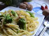 Pâtes brocoli et noix #végétarien