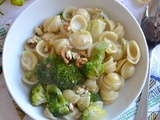 Pâtes brocoli Gorgonzola et noix #végétarien