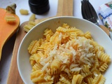 Pâtes crème de butternut parmesan #végétarien