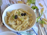 Pâtes fenouil anchois et olives