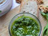 Pesto de fanes de radis - l'épicerie en bocal