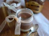 Petites crèmes vanille et gianduja #sans oeuf