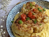 Polenta et chou fleur rôti #végétarien