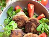 Polpette di melanzane - boulettes d'aubergine #végétareien