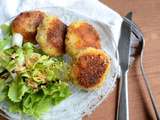 Polpette di polenta - galettes de polenta #végétarien