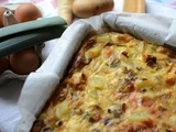 Quiche sans pâte poireaux pomme de terre et panais #végétarien