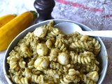 Salade de pâtes au pesto de courgette #végétarien