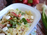 Salade pâtes retour de marché
