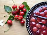 Soupe de cerises à la vanille