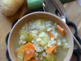 Soupe de légumes et orge #végérarien