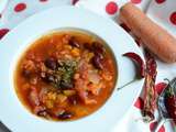 Soupe de tomates haricots rouges