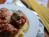 Spaghetti aux boulettes de champignons