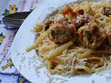 Tagliatelle e polpette