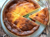 Tarte au fromage blanc à la faisselle et compote pomme poire caramel Jours Heureux