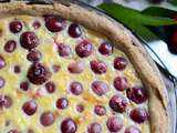 Tarte aux cerises du jardin