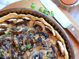 Tarte aux champignons #végétarien