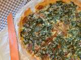 Tarte aux oignons et chou kale