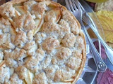 Tarte aux pommes et crumble à la noisette