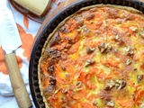 Tarte carottes et fromage #végétarien