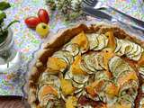 Tarte courgette tomates