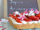 Tarte sablée aux fraises #tarte d'anniversaire