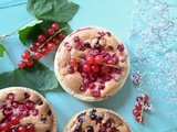 Tartelettes groseilles rouges amande
