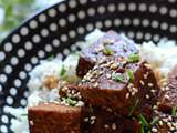 Tofu caramélisé #végétarien