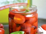 Tomates à l'huile d'olive pour l'hiver #conserves