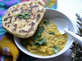 Toor Dal et naan #végétarien