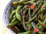 Haricots Verts Sautés à l'Ail et à la Sauce d'Huitre