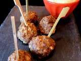 Mexican Boulettes sauce Avocat-Coriandre