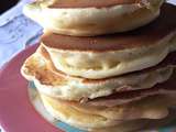 Vrais pancakes bien gonflés