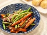 Kinpira de haricots verts (ingen no kinpira)