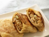 Poches de tofu frites à la farce de gyoza (inari gyoza)