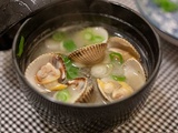 Soupe miso aux palourdes (asari no miso shiru)