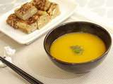 Velouté de potimarron japonais (kabocha surinagashi)