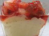 Tarte aux fraises en verrine