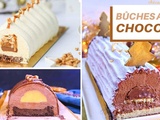 8 recettes de bûches de Noël au chocolat