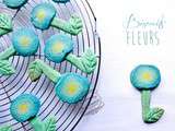 Biscuits fleurs {bleues}