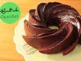 Bundt cake au chocolat (et pépites au caramel)