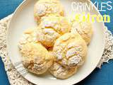 Crinkles au citron ou lemon crinkles