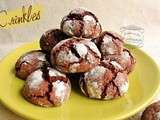 Crinkles : des petits gâteaux moelleux au chocolat