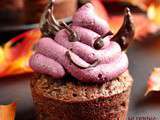 Cupcakes vanille chocolat {petits diables d'Halloween}