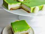 Entremets vanille pistache