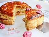 Galette des rois aux pralines roses