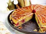 Galette des rois framboise nougat